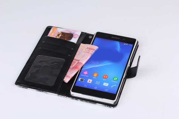 Sony Xperia Z3 Lommebok - deksel Yellow