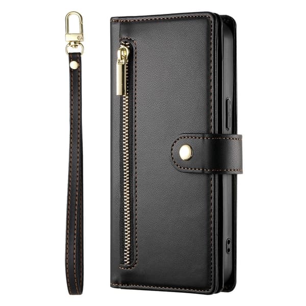 Phone Wallet Case for Realme C100 5G / C83 5G Black
