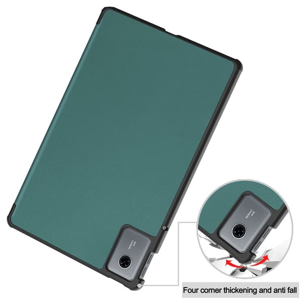 For Lenovo Tab K11 Gen 2 / Idea Tab / Xiaoxin Pad 11 2025 Deksel Støtsikkert Stativ Nettbrettdeksel Green