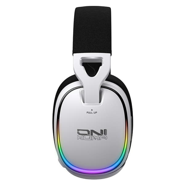 ONIKUMA GT805 Gaming Headset 4 Moduser Trådløst/Kablet Over-Ear RGB - Hvit White