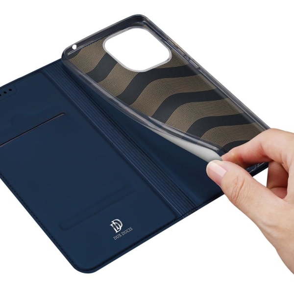 DUX DUCIS Skin Pro Series Taske med Kortspor Xiaomi Redmi 12C - Blue
