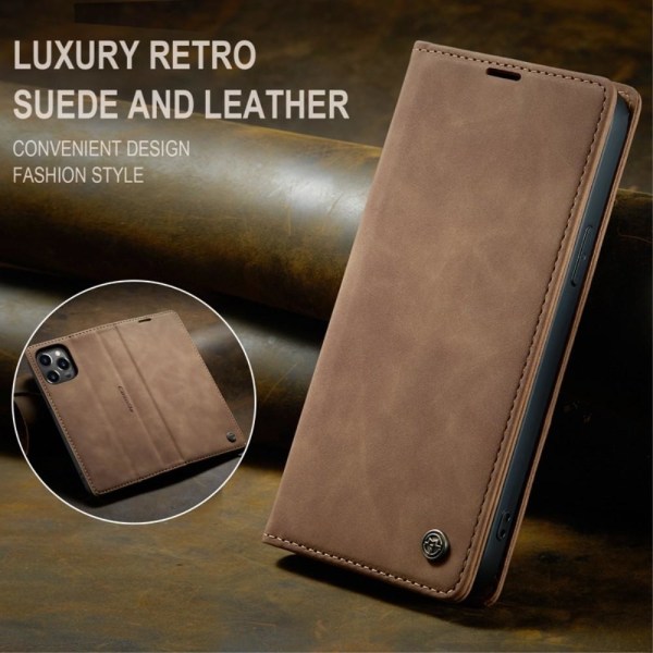 CASEME Lommebok-deksel iPhone 14 Pro Max - Lysebrun Brown