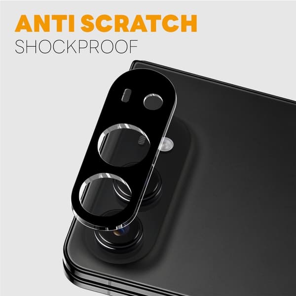 NORTHJO 2 kpl Kameran linssuoja iPhone Duo puhelimelle Black