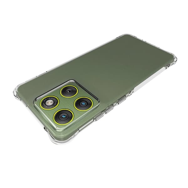 WANLONFENG mobildeksel med herdet glass til Motorola Edge 70 5G Transparent