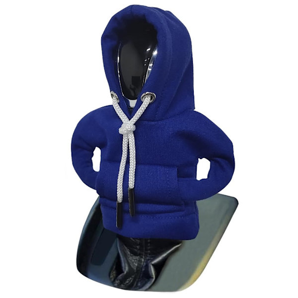 Bil Hoodie Skydd Design Dekoration Växelspak - Blå Blå