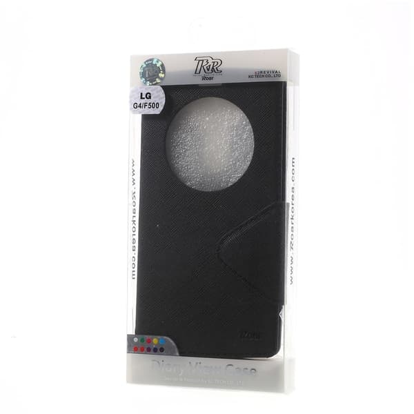 ROAR KOREA Diary View Window suojakuori - LG G4 Black
