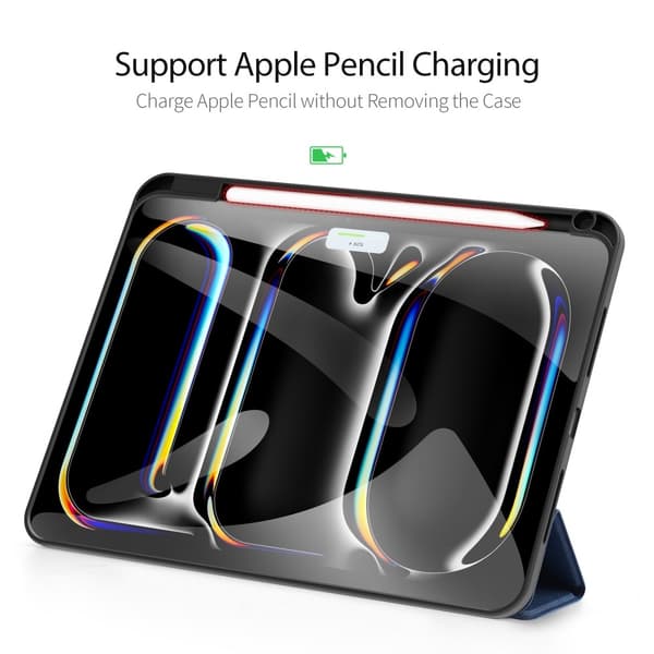 DUX DUCIS Domo iPad Pro 11 (2024) fodral Tri - Fold - Blå Blå