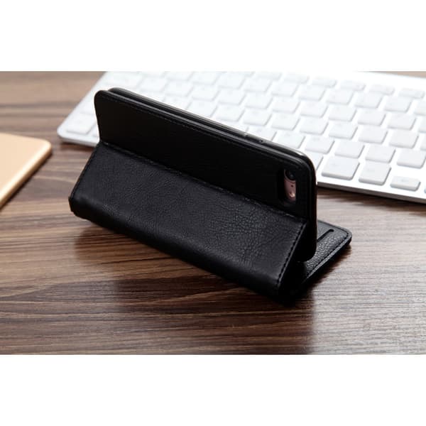 CMAI2 Litchi lommebokveske til iPhone 7 Plus Black