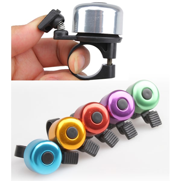 Ringklocka - cykel SILVER Silver