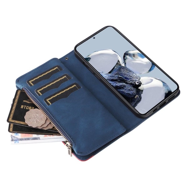 KT Multi-function Series-5 For Xiaomi 12T / 12T Pro Phone Case - Blue Blue