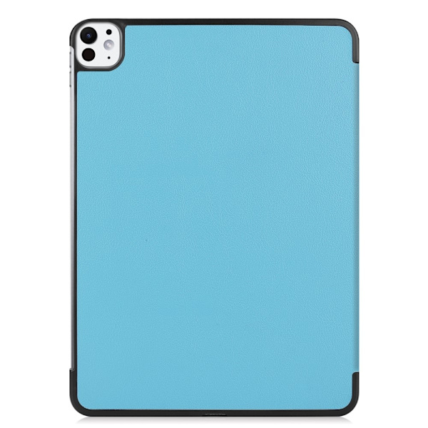 iPad Pro 11 (2024) Kotelo Auto Herää / Nuku Kolminkertainen Taittojalusta Tabletin Suoja - Vaaleansininen Light blue