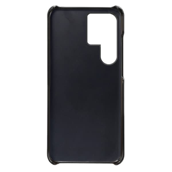 Samsung Galaxy S24 Ultra KSQ PU-Lærbelagt Hardt Deksel Black
