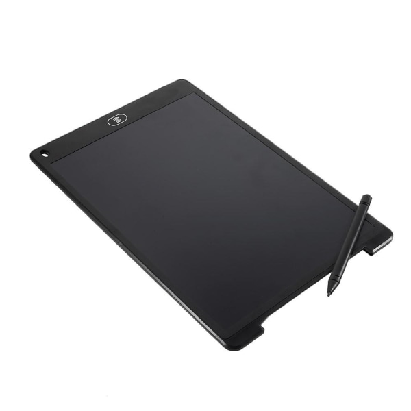 12 tommer LCD Skrivetabletpude Digital Tegnetablet - Sort Black