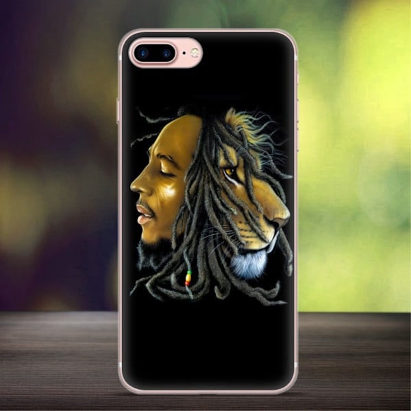 iPhone 7 Plus TPU - cover - Bob Marley Black