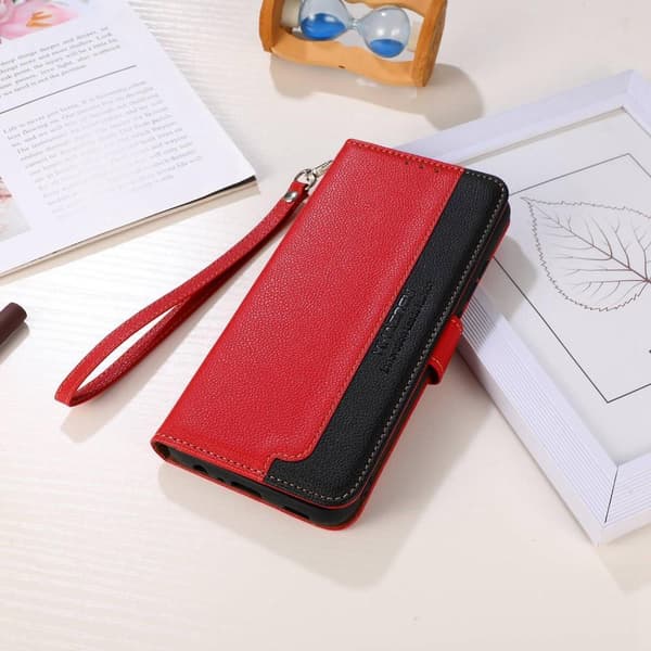 KHAZNEH telefoncover til Xiaomi 13 - rød/sort Red
