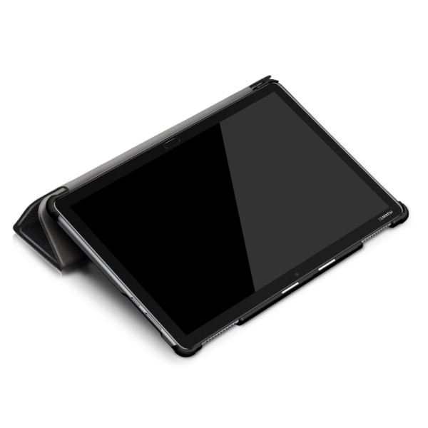 Trifoldet stativetui til Huawei Mediapad M5 Lite 10 Black