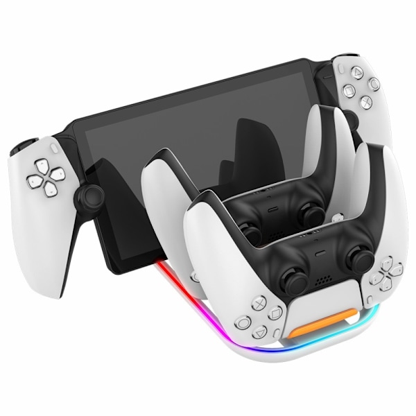 IPEGA Ladestasjon for PlayStation Portal / PS5-kontrollere White