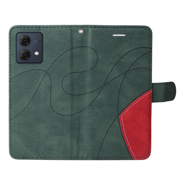 Til Motorola Moto G84 KT-serie-1 dobbeltfarve Green