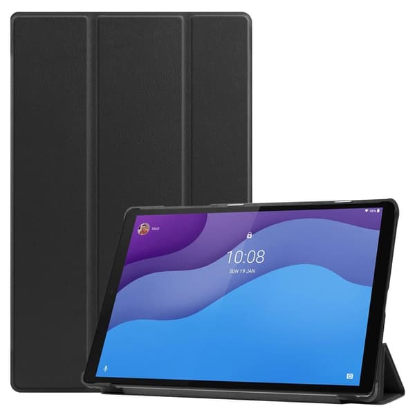 Trifoldet stativetui til Lenovo Tab M10 HD Gen 2 TB - X306F - Sort Black