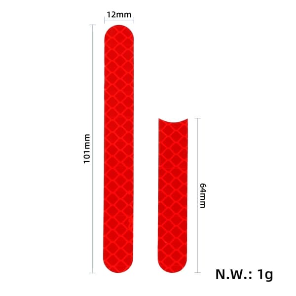 Til Scooter Xiaomi 4 Pro 2stk forhjulsnavbeskytter reflekterende Black