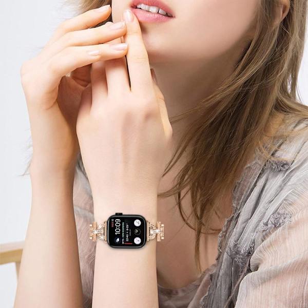 Apple Watch Ultra/Series 8-SE 49 45 44 42 mm kellohihna Pink gold