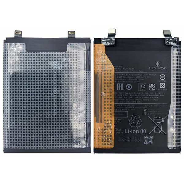 Akku Xiaomi Redmi Note 12 Pro+ 5G 3.87V 4880mAh BP4J Black