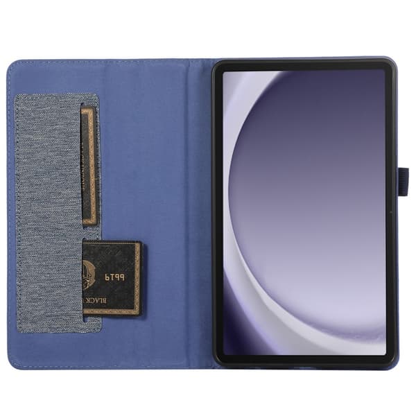 Samsung Galaxy Tab A9 - tablettikotelon kansi kangasrakenne Blue