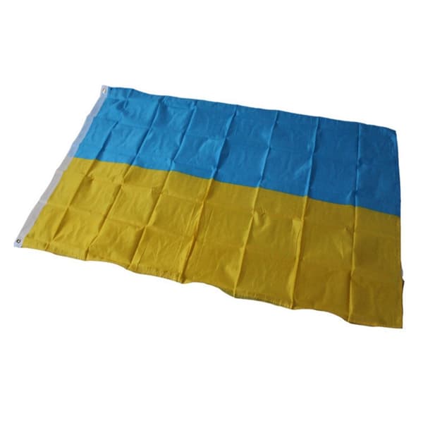 Ukraina Flagg 90x150 cm banner utendørs innendørs festdekorasjon Yellow