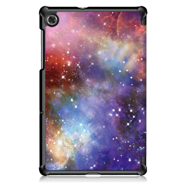 Kolminkertainen telinekotelo Lenovo Tab M10 FHD Plus -puhelimelle - Galaxy Multicolor