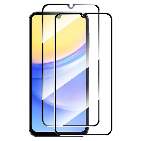 ENKAY 2st Härdat Glas Skärmskydd för Samsung Galaxy A15 Transparent