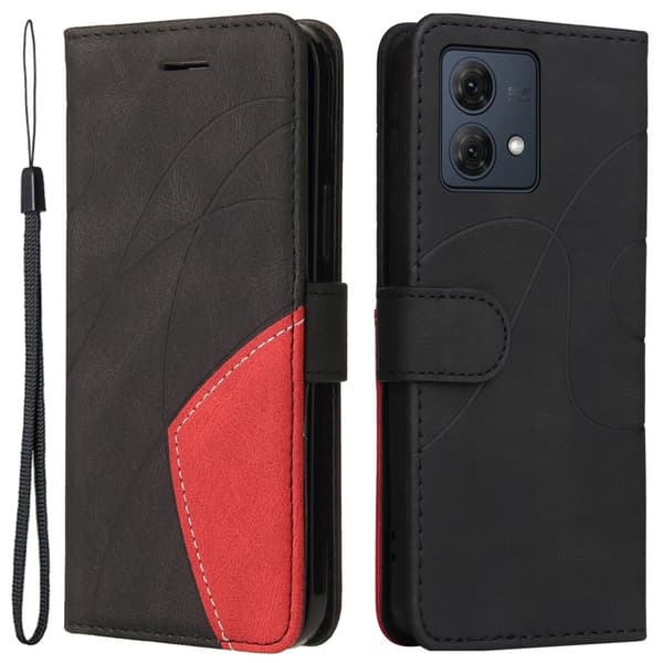 Til Motorola Moto G84 KT - serie - 1 dobbeltfarve Black