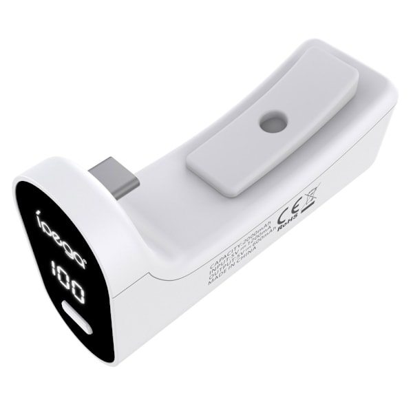 IPEGA for Sony PlayStation 5 Game Controller 2000mAh External Battery Pack White