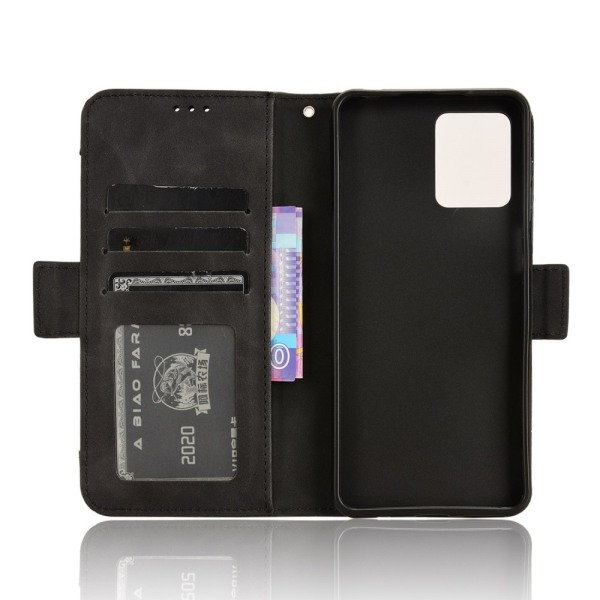 Motorola Moto G14 Multiple Card Slots Phone Wallet Case - Black Black