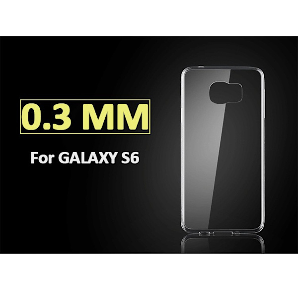 Samsung Galaxy S6 SM-G920F Slimmat TPU skal TRANSPARANT Transparent