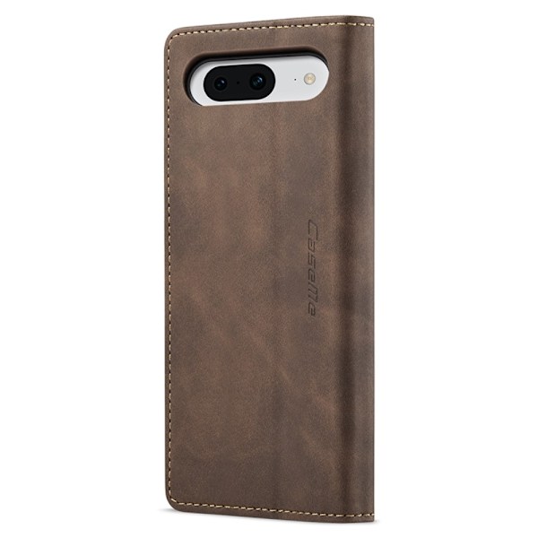 CASEME Retro Lompakkokotelo Pixel 8a Dark brown