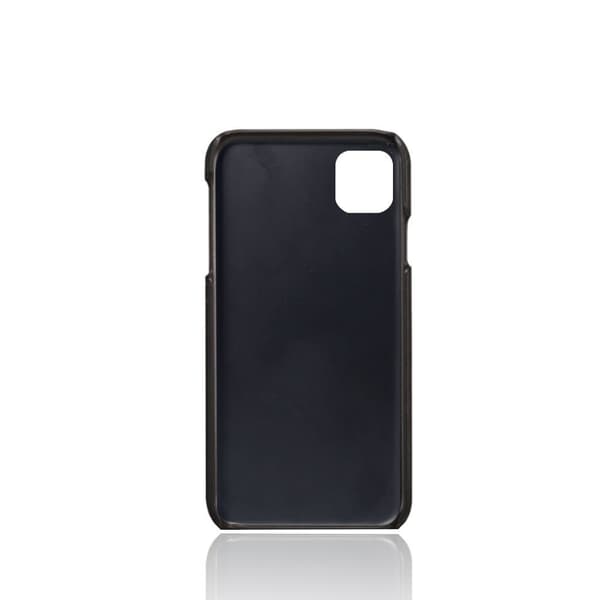 iPhone 11 dobbeltkortspor PU - læderbelagt pc - etui Black