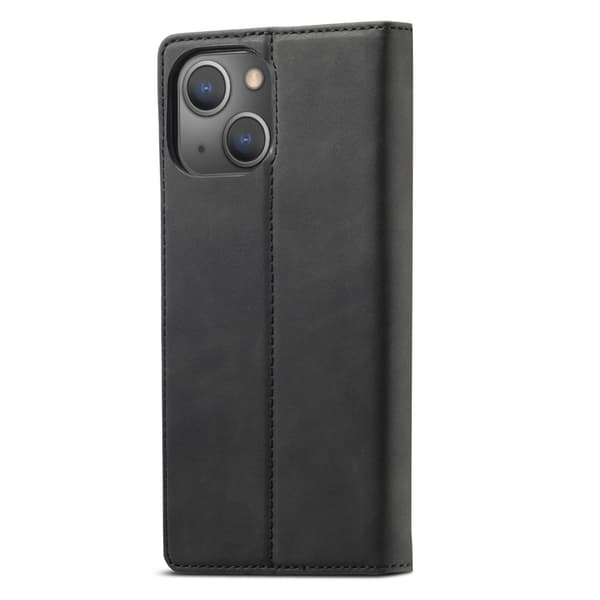 LC.IMEEKE Magnetisk Telefonveske for iPhone 15 Plus Stativ Lommebok Deksel Black