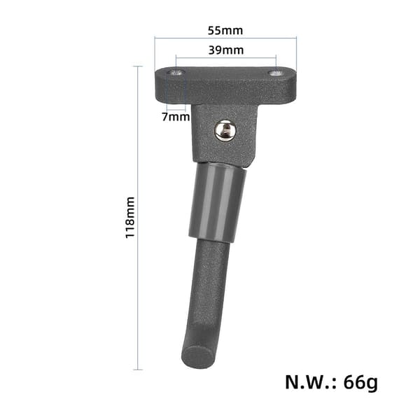 Fotstøtte for Xiaomi 4 Pro Scooter - Metall Black