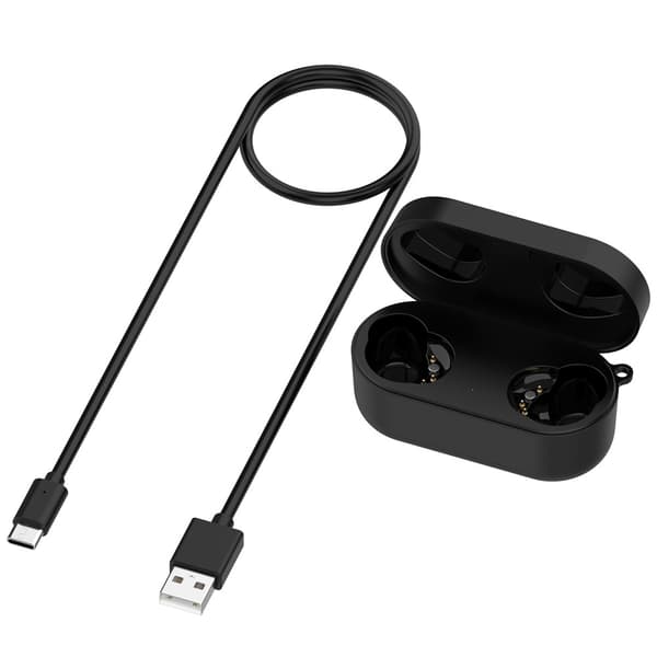 Laddningsbox Laddningsfodral för Panasonic Technics EAH-AZ80 laddningsbox 600mAh Svart