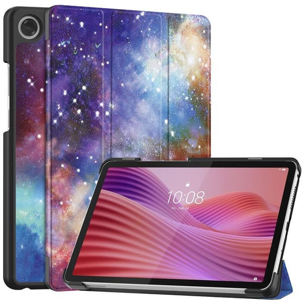 Tri-fold Fodral till Lenovo Tab One - Galaxy multifärg
