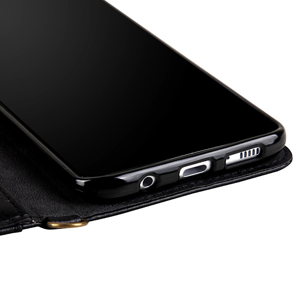 CMAI2 Litchi plånboksfodral Samsung Galaxy S8 Plus - Svart Svart