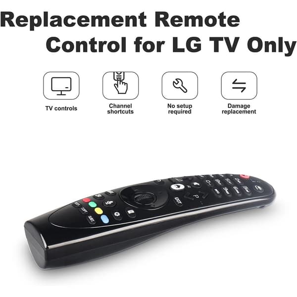 Fjärrkontroll Ersättning AN-MR600 För LG TV (Ej Röst, Ej Magic Remote) Svart