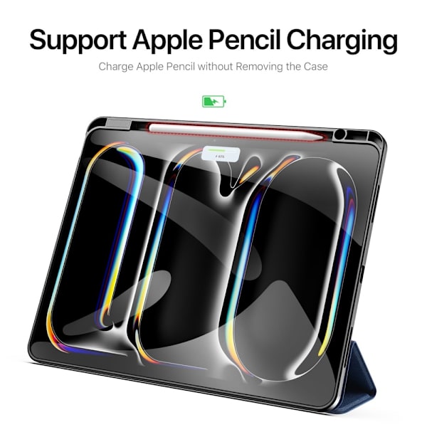 DUX DUCIS Domo iPad Pro 13 (2024) Tri-fold Stativ - Blå Blue
