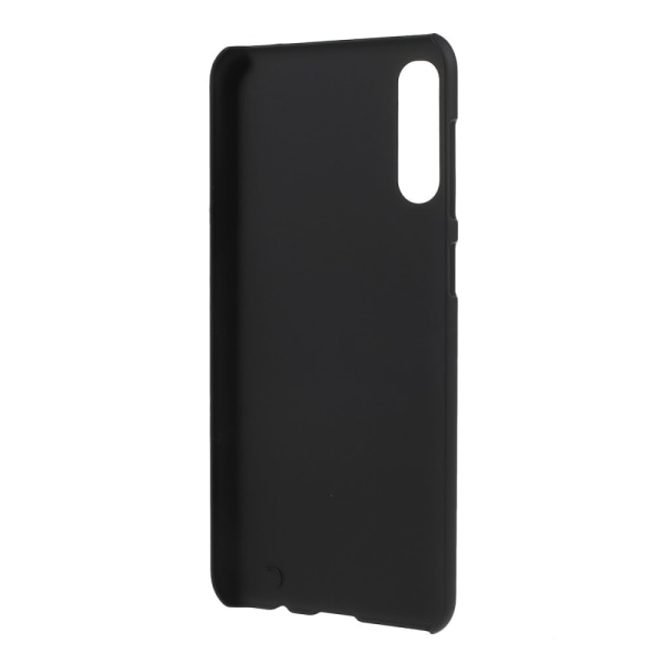 Gummiert PC Hard Case for Samsung Galaxy A50 - Svart Black