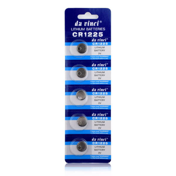 Button Cells Battery CR1225 - 5 pcs Silver