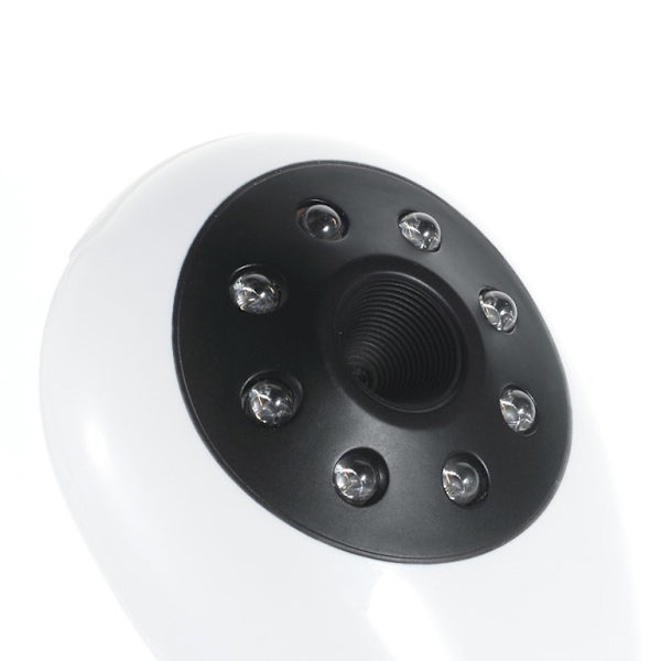 Trådløs video babymonitor LCD med skjerm White