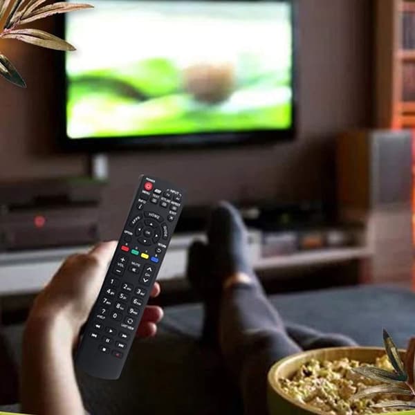 Fjernkontrollerstatning for N2QAYB000933 For Panasonic TV Black
