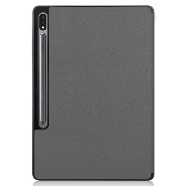 Kolminkertainen teline älykotelo Samsung Galaxy Tab S7 Plus - puhelimelle Grey