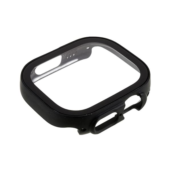 Apple Watch Ultra 49mm termoplastisk polyuretan deksel+herdet glass Transparent