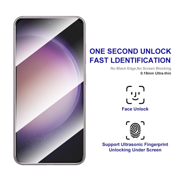 ENKAY Karkaistu lasi Samsung Galaxy S25 Edge 2kpl Transparent